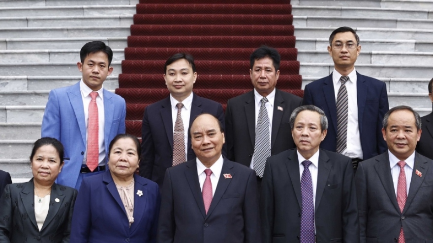 Chủ tịch nước tiếp Đoàn Đại biểu cấp cao Ban Tổ chức Trung ương Đảng NDCM Lào